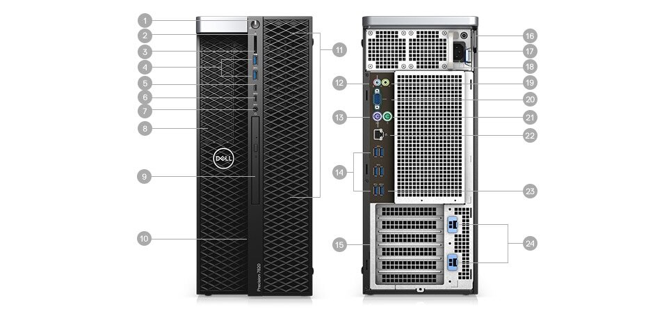 Máy trạm Workstation Dell Precision T7820 - 42PT78DW25
