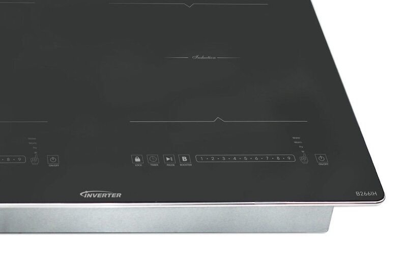 Bếp từ đôi Blueger B266IH được trang bị hệ thống cảnh báo nhiệt dư thông minh