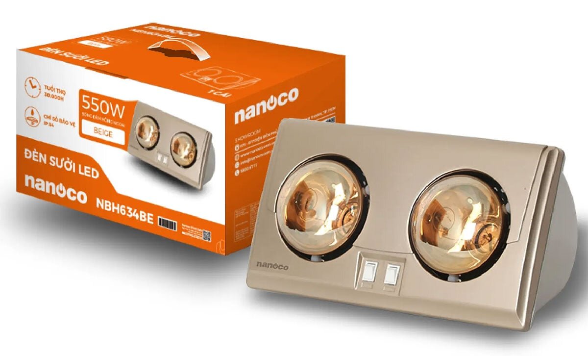 Đèn sưởi Nanoco NBH634BE