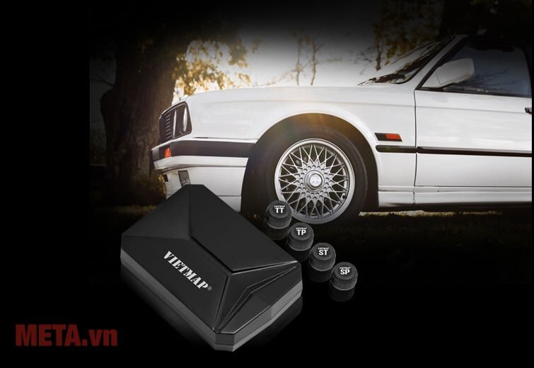 Cảm biến áp suất lốp xe hơi VietMap 