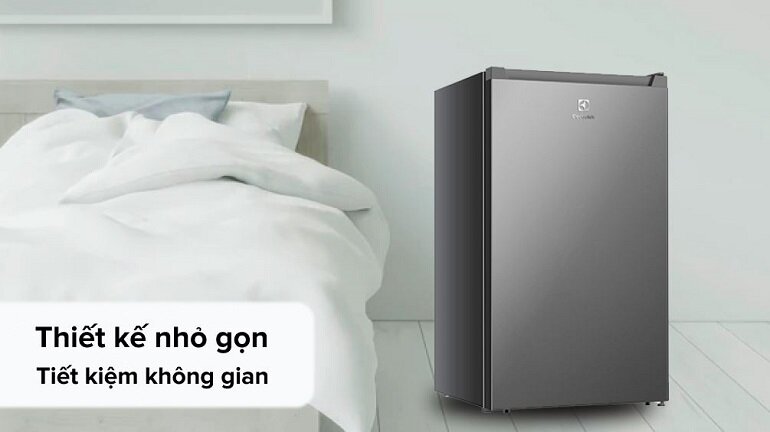 Thiết kế tủ lạnh Electrolux EUM0930AD nhỏ gọn mà sang trọng