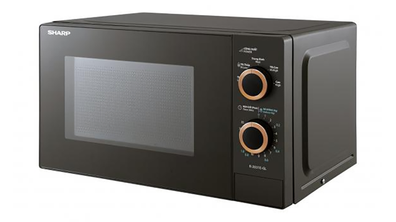  Lò vi sóng Sharp 20 lít R-2031E-GL giúp rã đông nhanh chóng