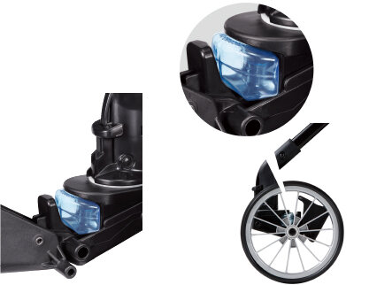 Đệm khí giảm xóc ở xe đẩy Combi Umbretta Premium