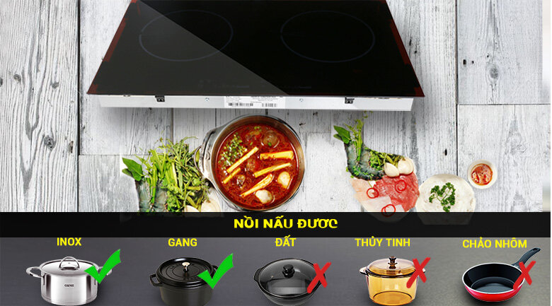Bếp từ đôi Electrolux EHI727BA Bếp từ đôi Electrolux EHI727BA