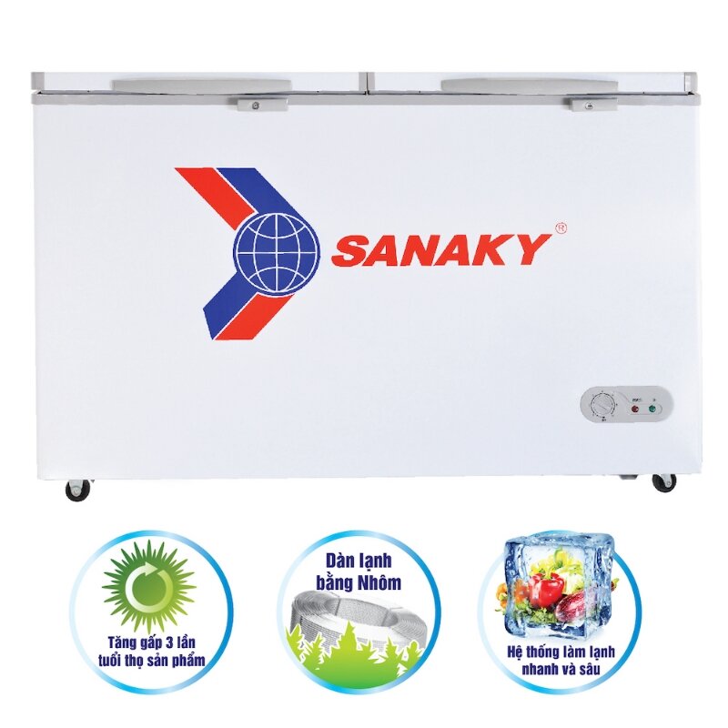 Tủ đông Sanaky 1 ngăn 400 lít VH-405A2