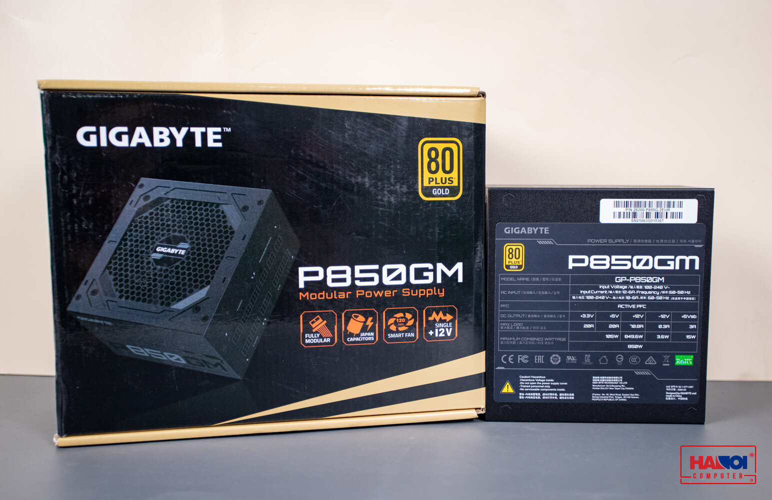 Nguồn Gigabyte GP- P850GM 850W (80 Plus Gold/Full Modular/Màu Đen) GIỚI THIỆU 