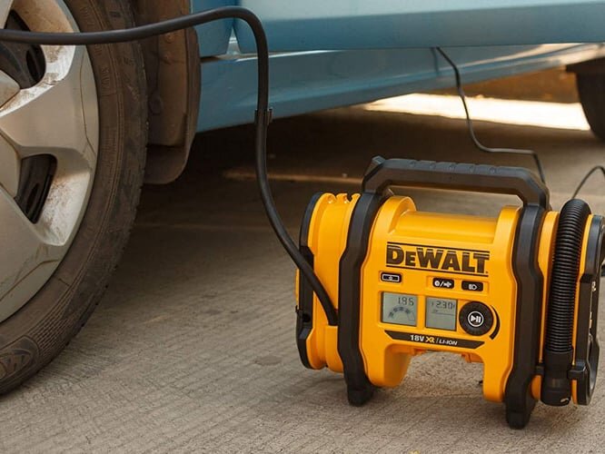 Máy bơm lốp xe DeWalt cho ô tô Máy bơm lốp xe DeWalt