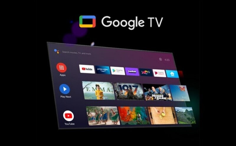 Hệ điều hành Google TV đa dạng, phong phú (Ảnh: Coex).