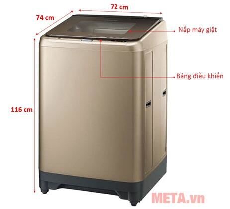 Máy giặt lồng đứng Hitachi SF-200XWV 20kg