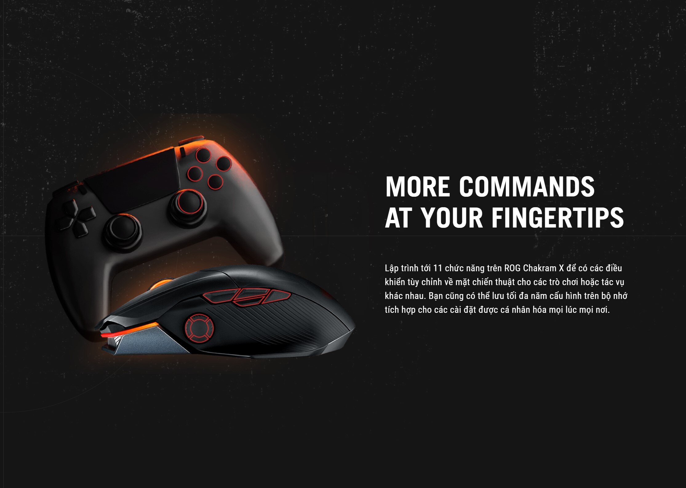 Chuột game không dây Asus ROG Charkram X (P708)