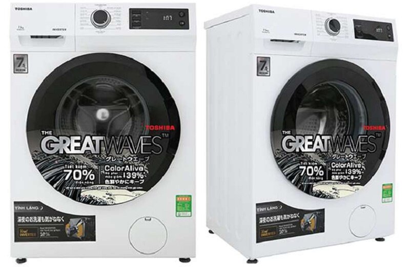 Máy giặt Toshiba 7,5kg inverter TW-BK85S2V thiết kế