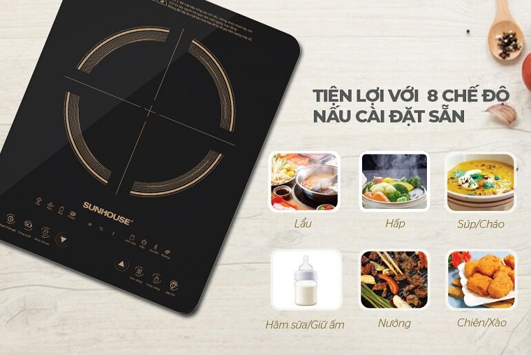bếp từ đơn Sunhouse shd 6803