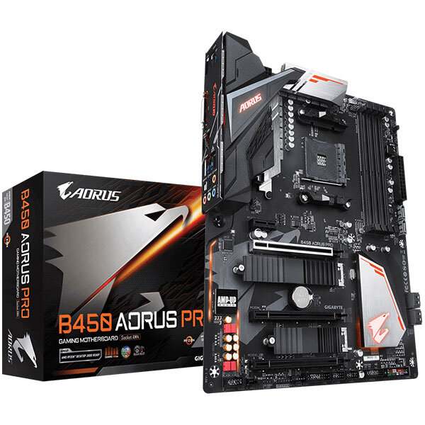 Main Gigabyte B450 AORUS PRO (Chipset AMD B450/ Socket AM4/ VGA onboard)