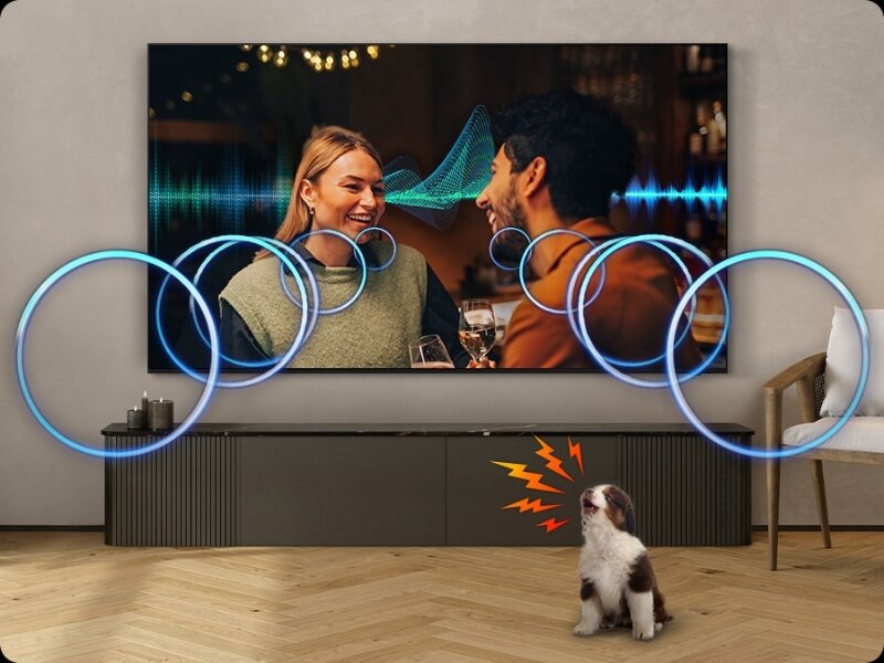 Smart tivi Micro RGB Samsung AI 4K 75 inch MRA75R85HA