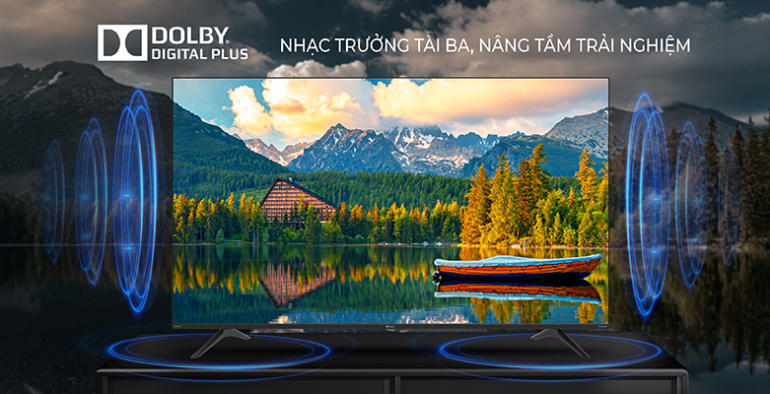 Tivi Casper 50UW6000 mang đến âm thanh sống động cho người dùng