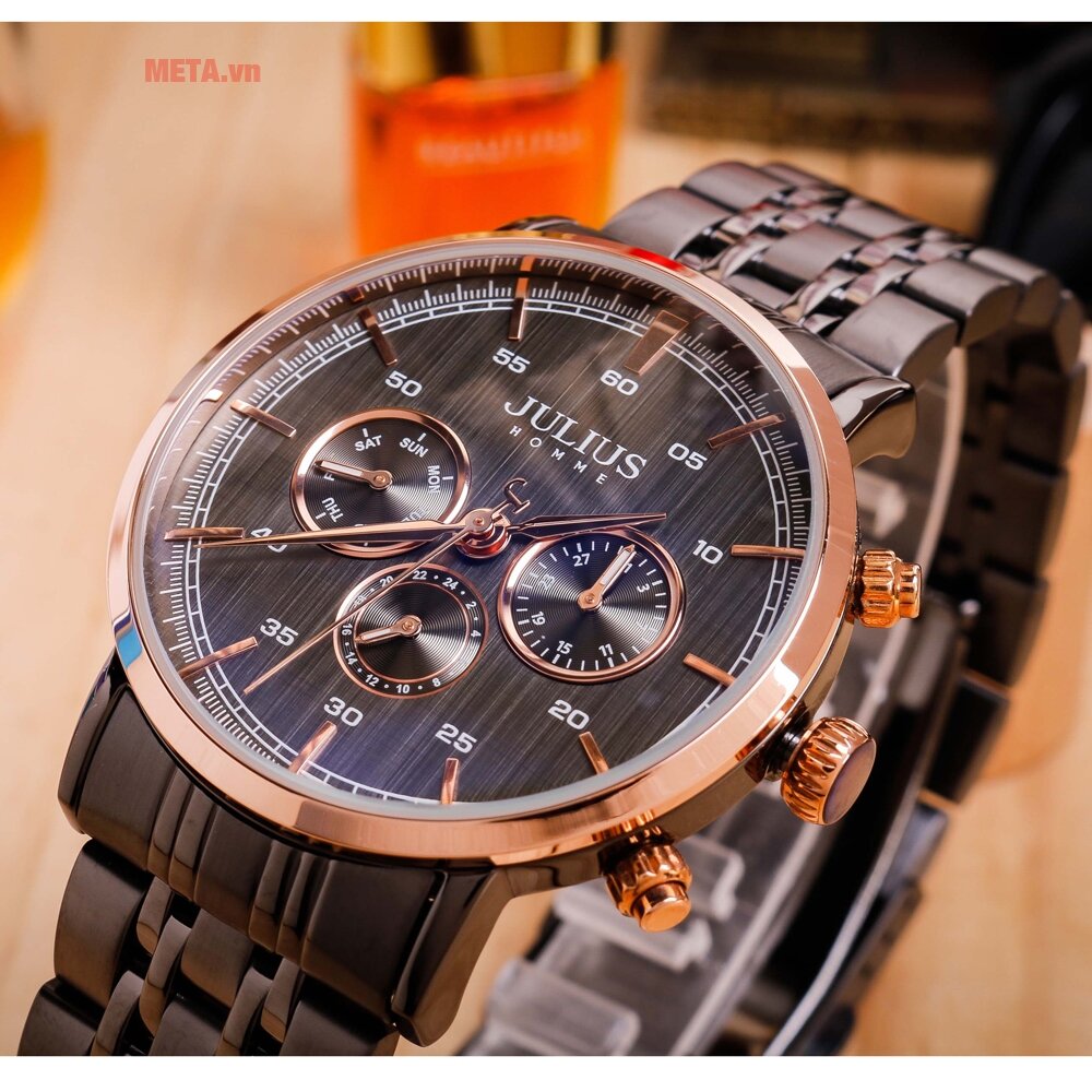 Đồng hồ nam Julius 6 kim JAH-100