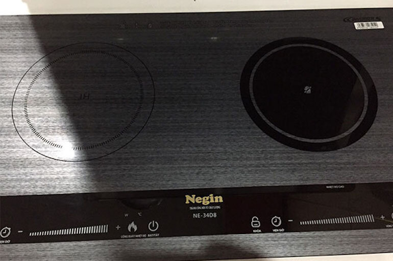 Bếp từ hồng ngoại âm 2 vùng nấu Negin NE-34D8