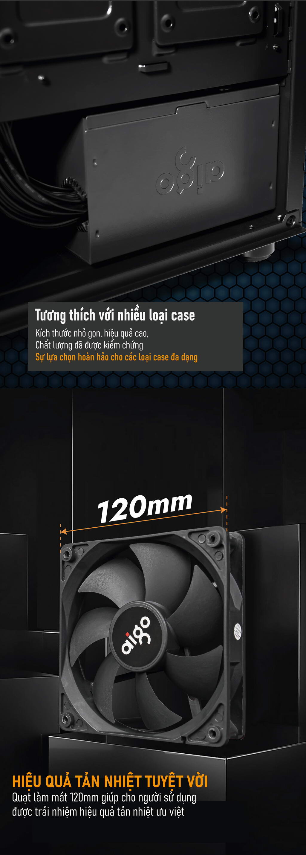 Nguồn máy tính AIGO GB550