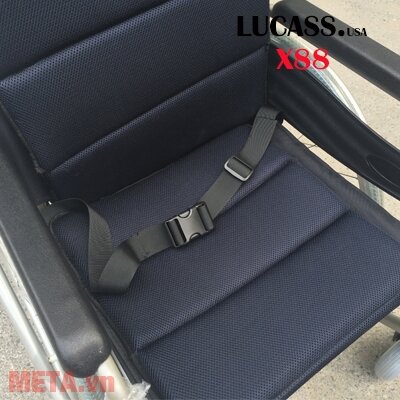 Xe lăn hợp kim nhôm Lucass X88 - có phanh