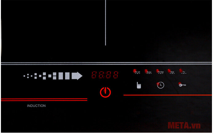 Bếp điện từ âm Sanko SI-258-I  2 điện từ