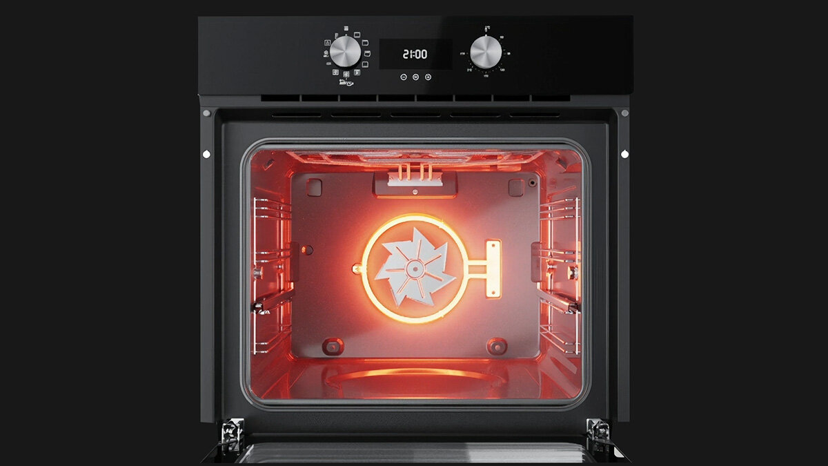 Teka HCB 6435 SS hoạt động với công suất 2615W