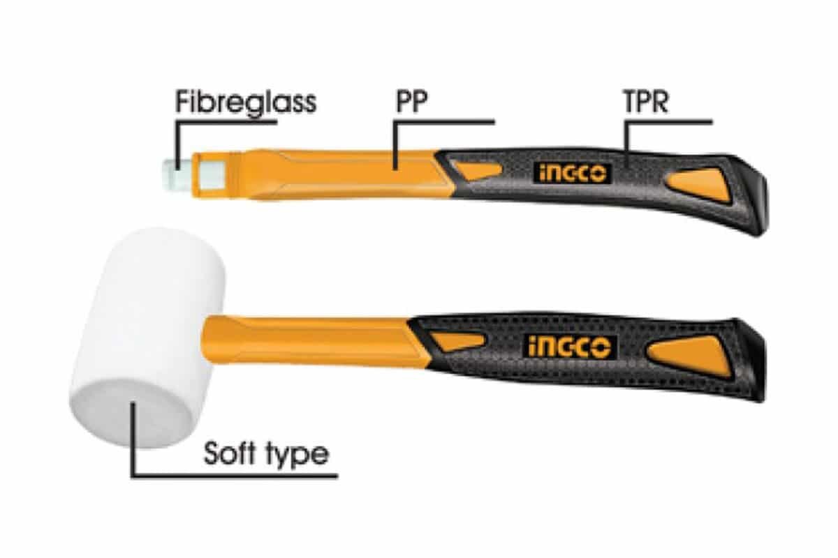 Búa Cao Su Trắng 450g INGCO HRUH8316