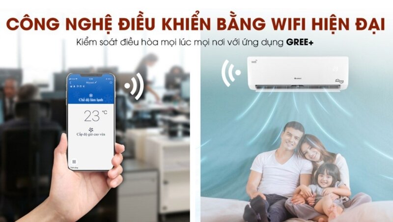 Điều hòa Gree 12000 BTU 1 chiều GWC12BC-K6DNA1B