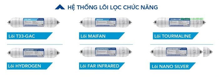 Hệ thống 6 lõi lọc chức năng