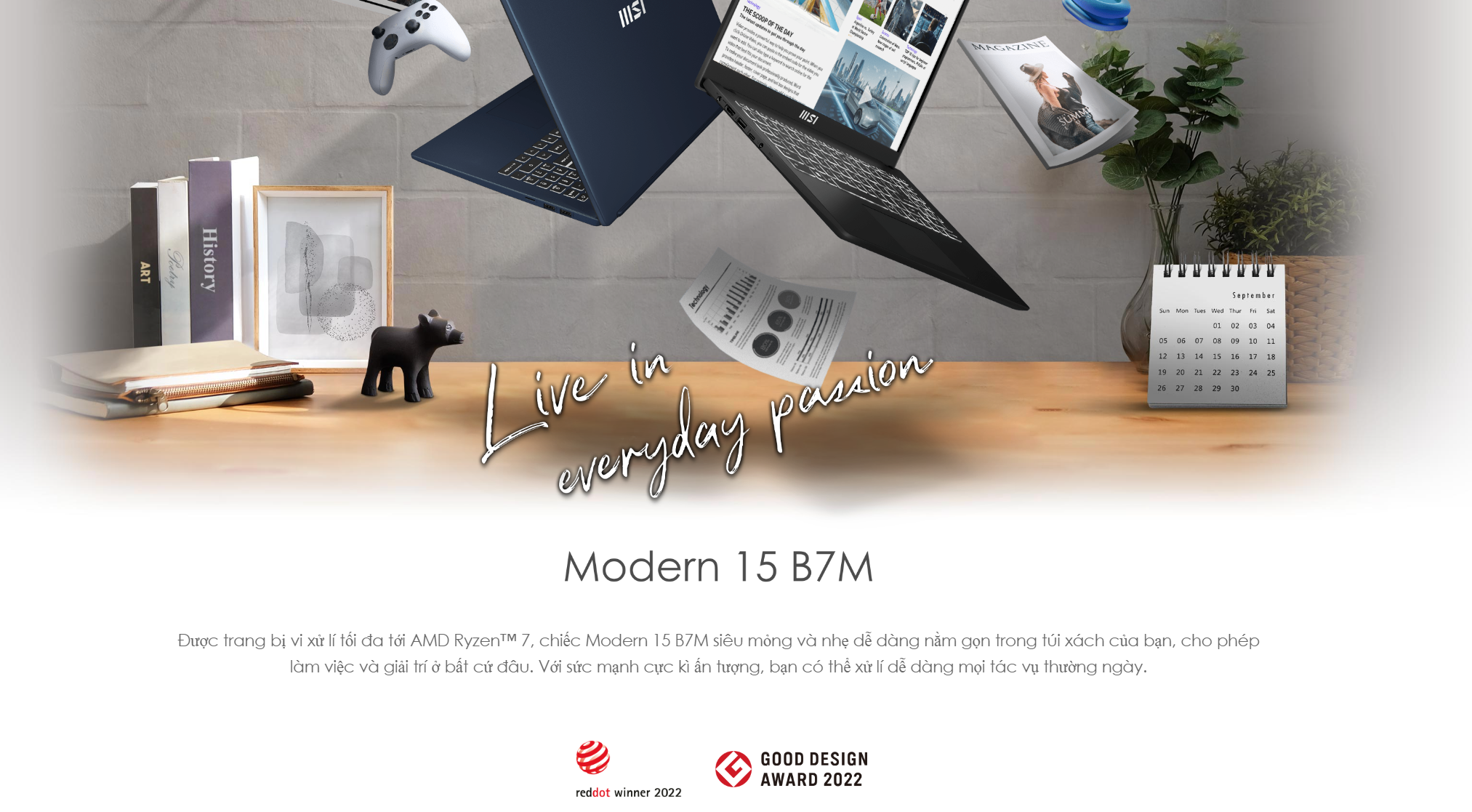 Laptop MSI Modern 15 (B7M-238VN) 