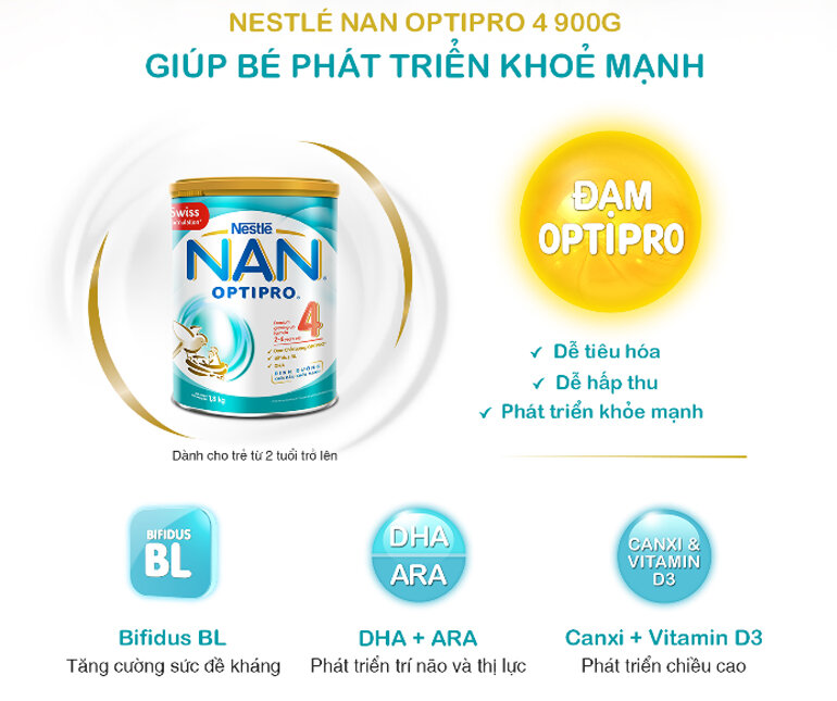 Sữa Nan số 4 có tốt không?