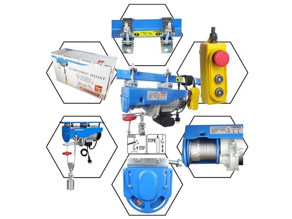 Tời điện nhanh mini Stronger YT-TZF-100/200 được làm từ vật liệu cao cấp, bền bỉ Tời điện nhanh mini Stronger YT-TZF-100/200