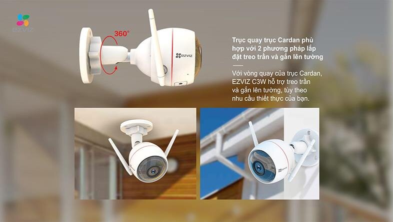 Camera quay quét Wifi theo dõi chuyển động EZVIZ Husky air CS-CV310 720P Camera quay quét Wifi theo dõi chuyển động EZVIZ Husky air CS-CV310 720P