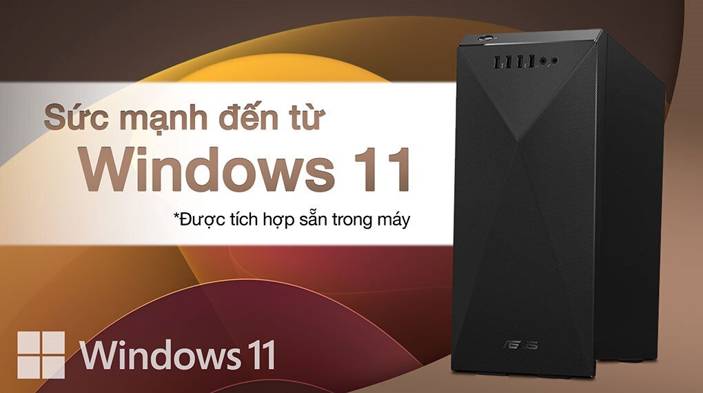 pc asus với hệ điều hành bản quyền Windows 11