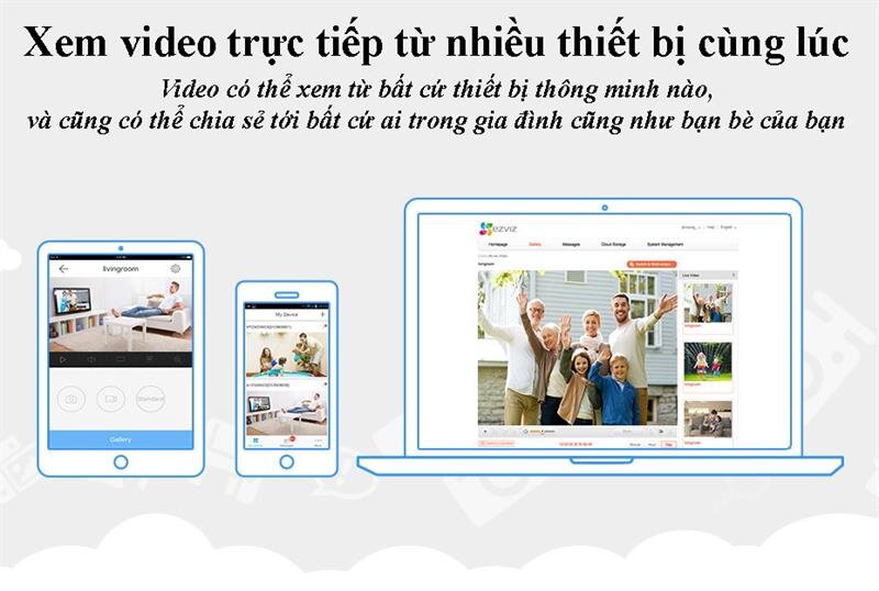 Camera IP Wifi Ezviz Mini Plus White (CS-CV200) Camera IP Wifi Ezviz Mini Plus White (CS-CV200)