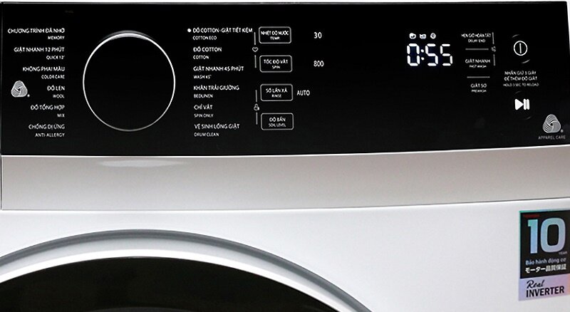 Máy giặt Toshiba Inverter 9,5 kg TW-BH105M4V thiết kế