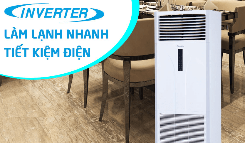 Điều hòa Daikin FVA125AMVM RZA125DV1 được tích hợp công nghệ Inverter tiên tiến 