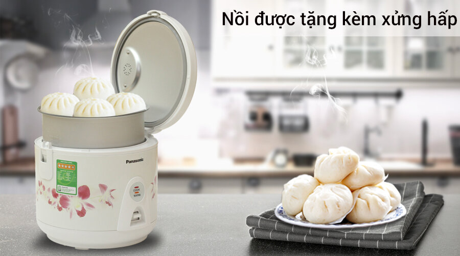 Nồi cơm điện Panasonic 1.8 lít SR-MEV18HRA Nồi cơm điện Panasonic 1.8 lít SR-MEV18HRA