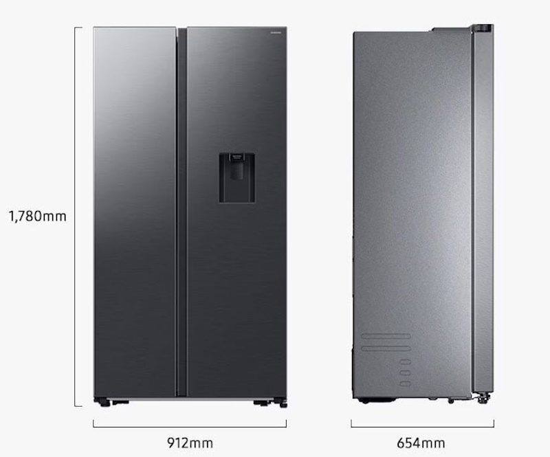 Tủ lạnh Samsung Inverter 578 lít RS57DG410EB4SV 2 Tủ lạnh Samsung Inverter RS57DG410EB4SV với dung tích 578 lít giúp lưu trữ nhiều thực phẩm