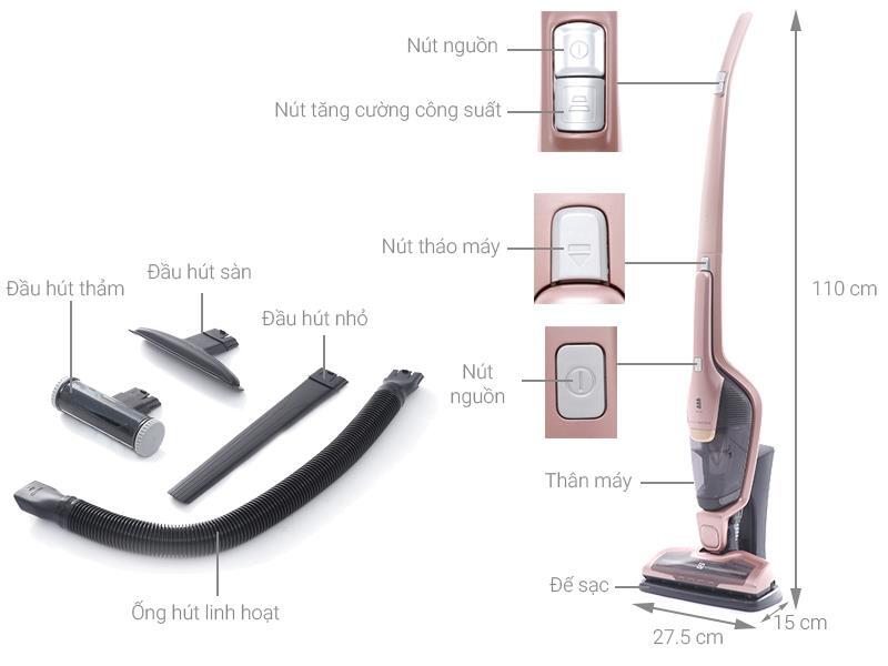 Máy hút bụi không dây Electrolux ZB3314AK Máy hút bụi không dây Electrolux ZB3314AK