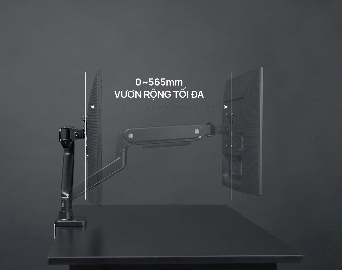 Giá đỡ màn hình Human Motion M8 Màu Đen  7