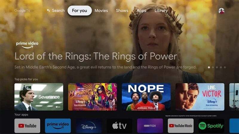 Tivi TCL 4K 50P74 được trang bị hệ điều hành Google TV với nhiều ứng dụng Tivi TCL 4K 50P74 được trang bị hệ điều hành Google TV với nhiều ứng dụng