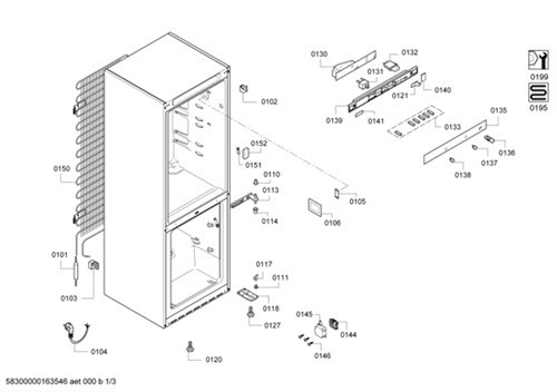 Tủ lạnh Bosch KGV39VL31