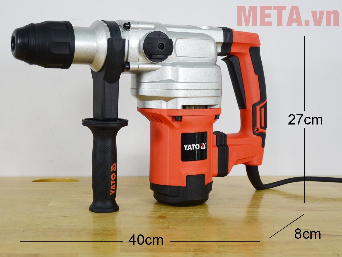 Máy khoan búa đảo chiều - 3 chức năng SDS Max Yato YT-82130 1050W