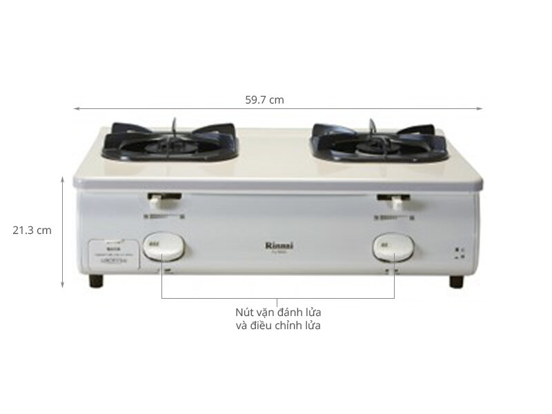 Bếp gas đôi Rinnai RJ-8600BZ Bếp gas đôi Rinnai RJ-8600BZ