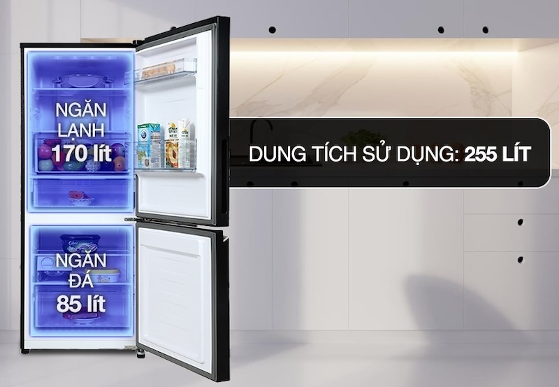 Tủ lạnh Panasonic Inverter 2 cánh 255 Lít NR-BV281BGMV Tủ lạnh Panasonic Inverter 2 cánh 255 Lít NR-BV281BGMV