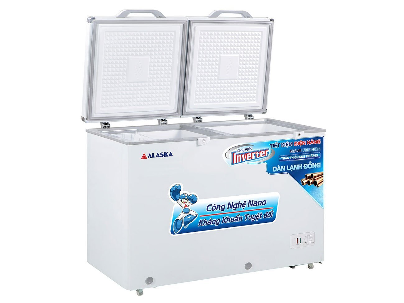 Tủ đông có 2 cánh Tủ đông Alaska BCD-5068CI