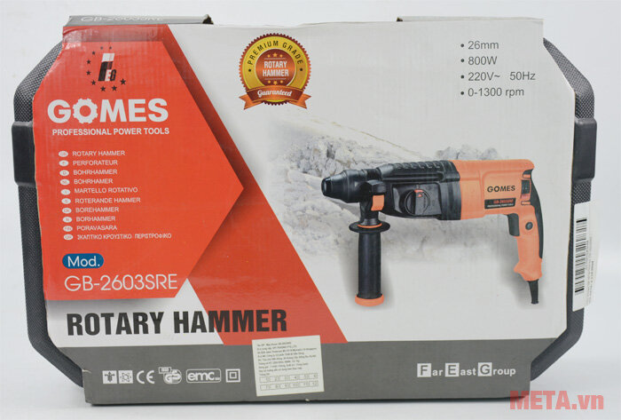 Máy khoan bê tông Gomes GB-2603SRE