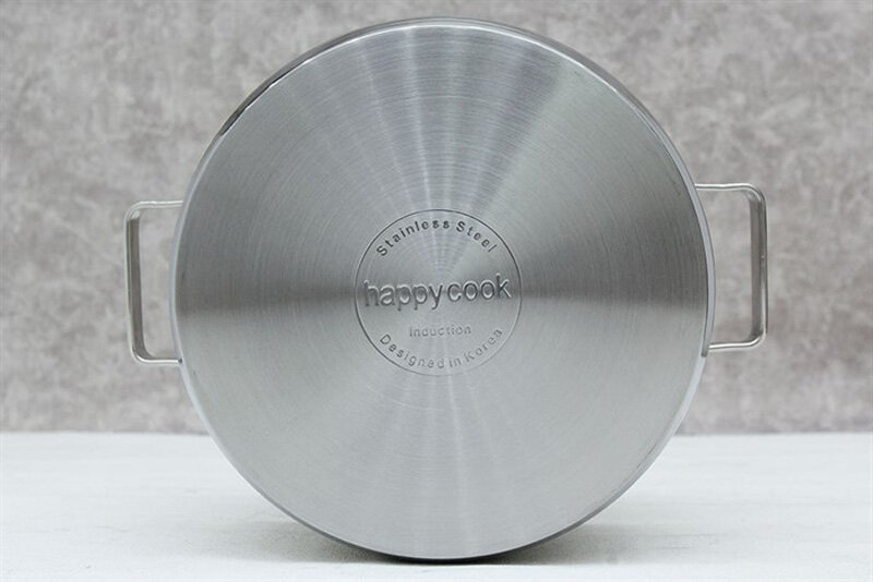 Bộ nồi xửng inox 3 đáy 24 cm Happycook Milan ST24-ML Bộ nồi xửng inox 3 đáy 24 cm Happycook Milan ST24-ML