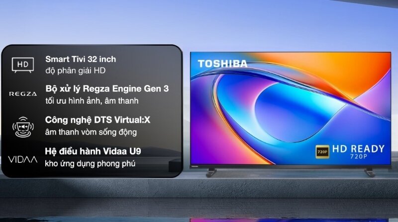 Smart Tivi Toshiba AI HD 32 inch 32V35RP 