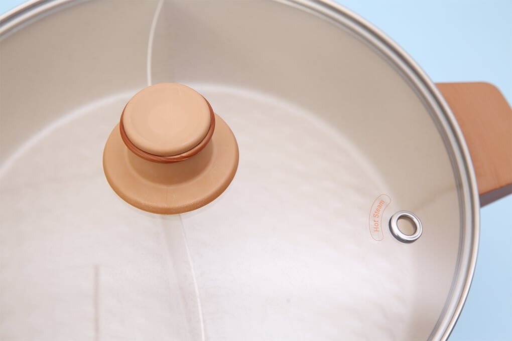 Nồi lẩu điện đa năng Bear DHG-C50K1 có nắp nồi trong suốt